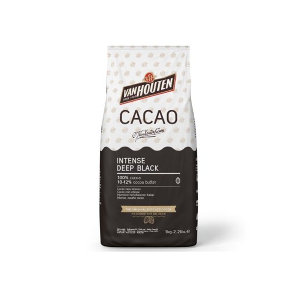 Van houten Intense deep black Cocoa Powder 1kg bag