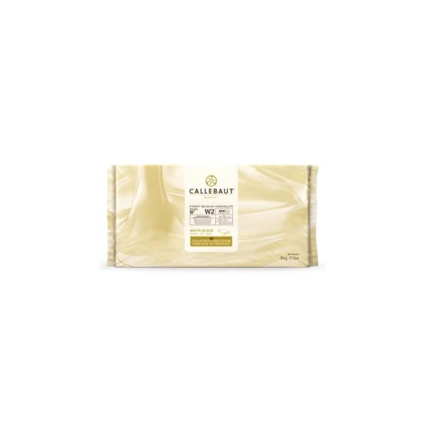 Callebaut white chocolate block W2 5kg bar