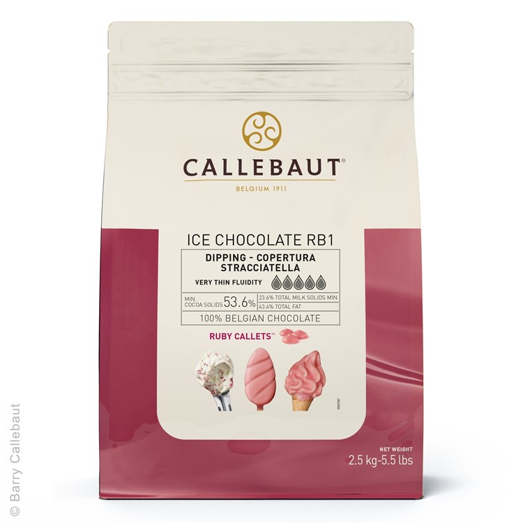 Callebaut ICE chocolate; Ruby 2.5kg