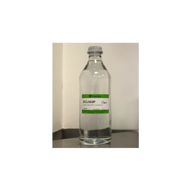 Superfine Alcohol 80% vol: neutral alcohol - 1l bottle