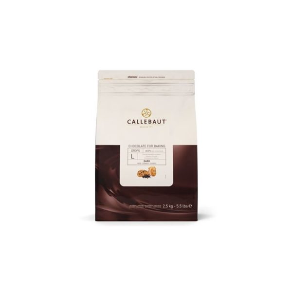 Dark Chocolate Bakestable Drops - 2.5kg bag