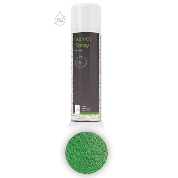 Velvet Spray; Green - Non Azo - 400ml can