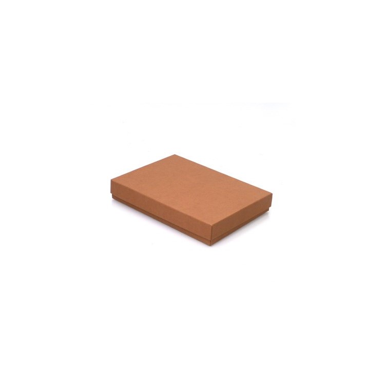 24 Choc Rect box & Lid; Cappuccino Textured Pack of 20