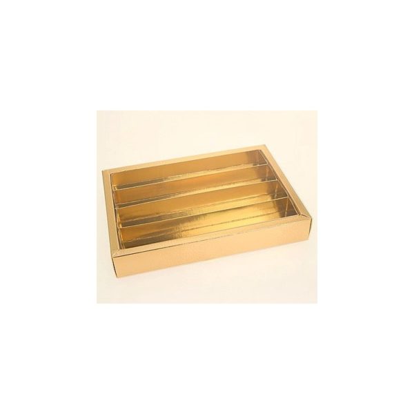Gold Textured Folding Base & PVC Sleeve box of 50