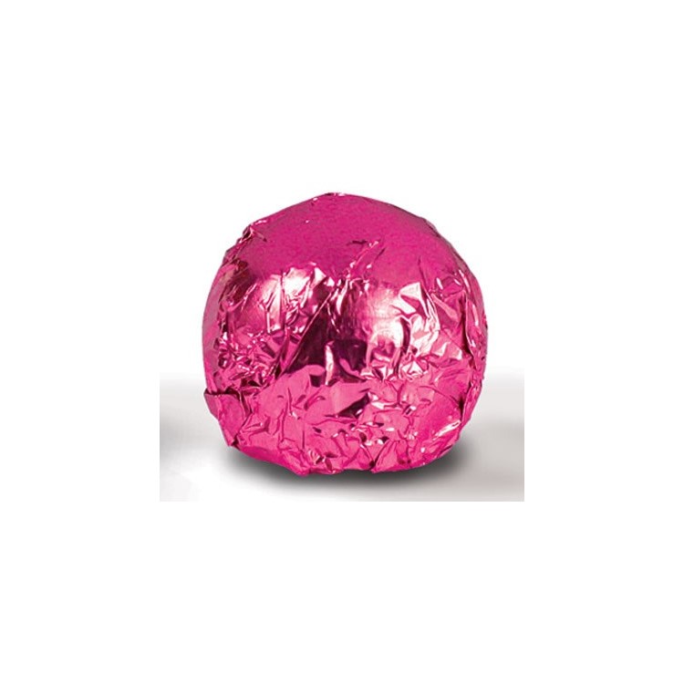 Alu Foil; Square for 30mm Choc; dark Pink Pack 500