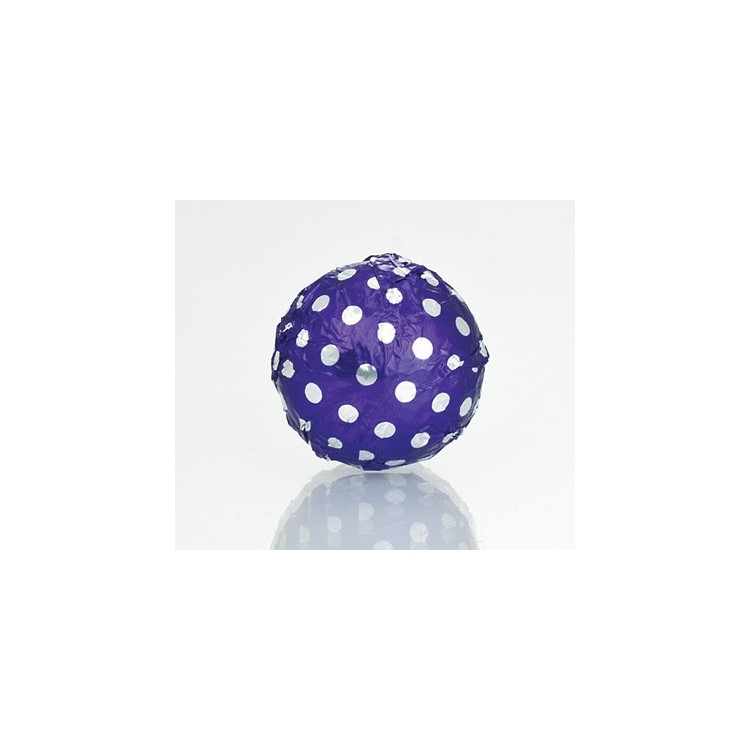 Alu Foil;Square for 30mm;Purple w Silver Dots Pack 500