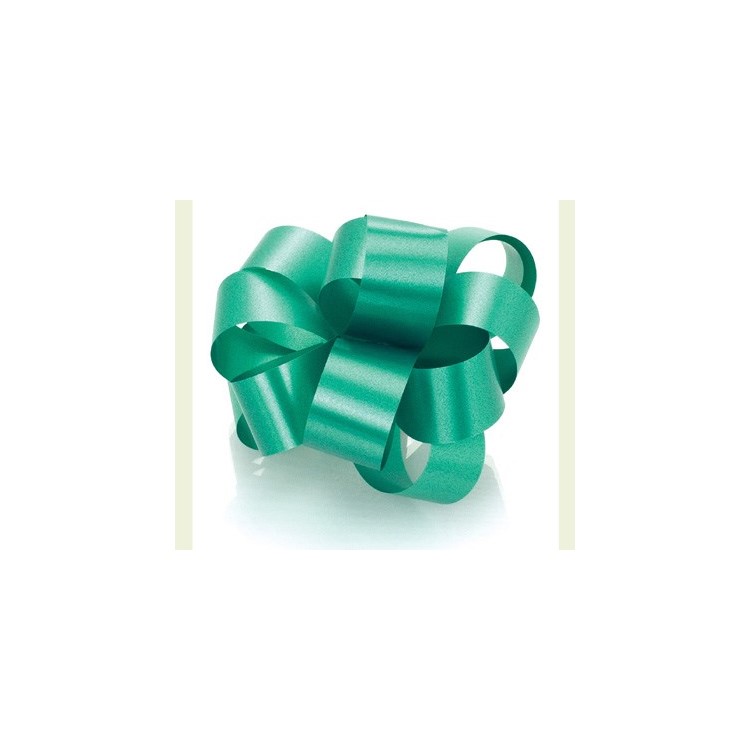PullBow Ribbon; Emerald Green 40m roll