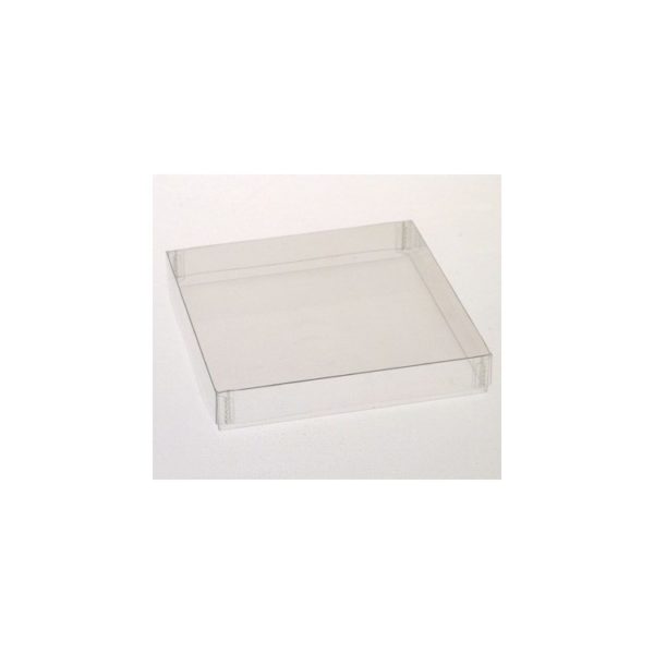 Rigid AllPET Flat Square box with Lid box of 112