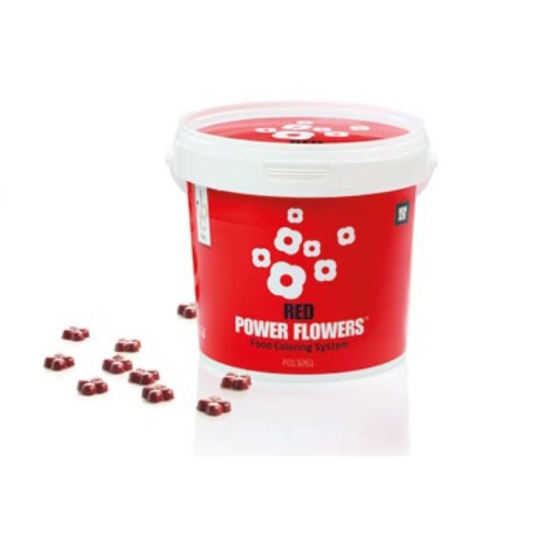 Power Flowers - Red - 500g tub