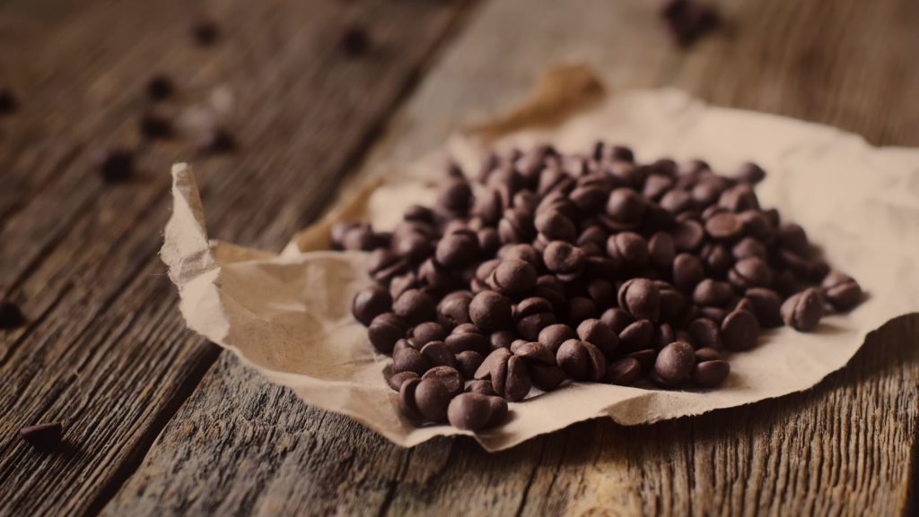 dark chocolate pellets