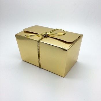 Ballotin Boxes in gold