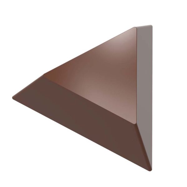 Chocolate World Transfer Mould - 1000L11 - Magnetic Triangle - 13gm - 46x40x15mm