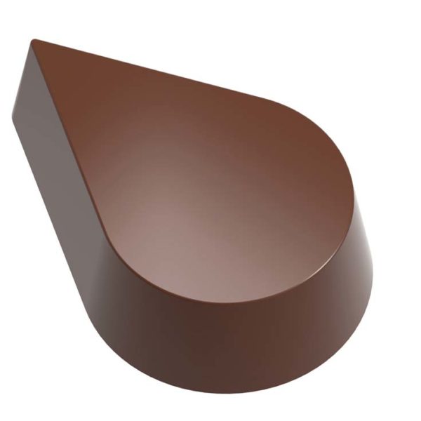 Chocolate World Transfer Mould - 1000L15 - Magnetic Drop Small - 7gm - 37x25x12mm