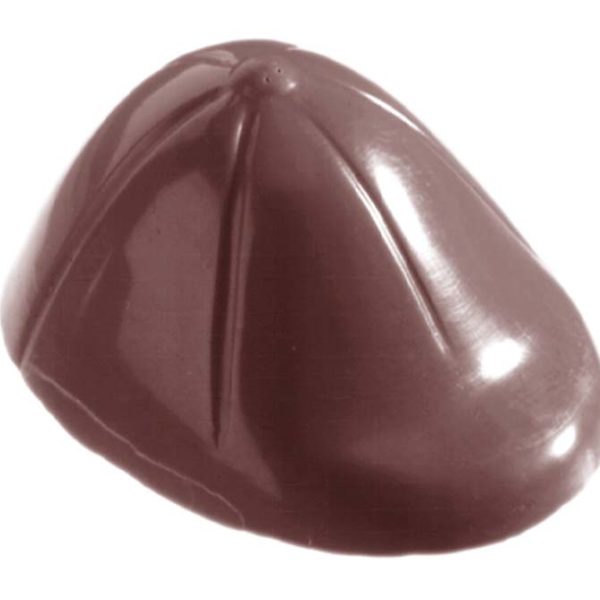 Chocolate World Frame Mould - CW1004 - Cap - 13gm - 41x32x20mm