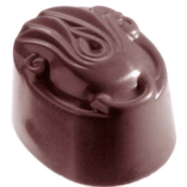 Chocolate World Frame Mould - CW1013 - Tullip - 13gm - 35x27x20mm