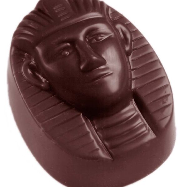 Chocolate World Frame Mould - CW1020 - Pharaoh - 15gm - 41x31x18mm