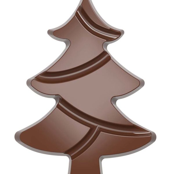 Chocolate World Frame Mould - CW12008 - Tablet Christmas Tree - 84.5gm - 139.5x103x12mm