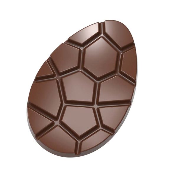 Chocolate World Frame Mould - CW12028 - Tablet Easter Egg - 100gm - 140x92x10mm