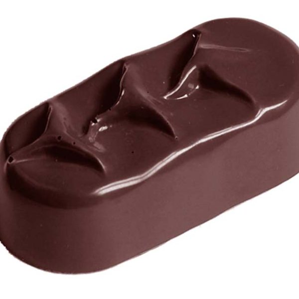 Chocolate World Frame Mould - CW2364 - Enrobed Bar Small - 27gm - 60x29x19mm