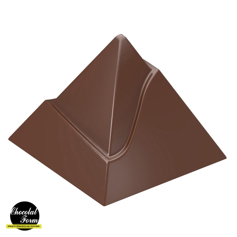 Chocolate World Frame Mould - CWI_CF0214 - Egyptian Piramid - 7gm - 27x27x23mm