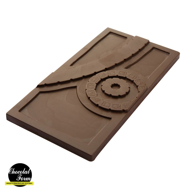 Chocolate World Frame Mould - CWI_CF0806 - Tablet 115 Gr Maya Calendar - 115gm - 156x80x10mm