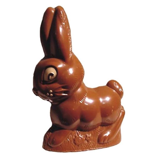 Chocolate World Hollow Figure Moulds - H221025/C - Sitting Hare 240 mm - 240x169x78mm