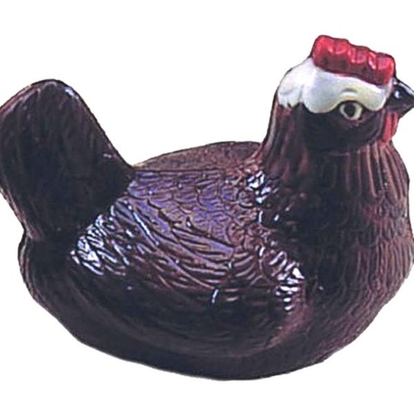 Chocolate World Hollow Figure Moulds - H435 - Chicken Sitting 135 mm - 135x109x91mm