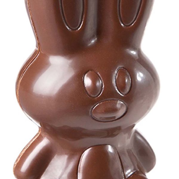 Chocolate World Magnetic Figure Moulds - HM007 - Magnetic Rabbit 200mm - 91.5x76.5x200mm