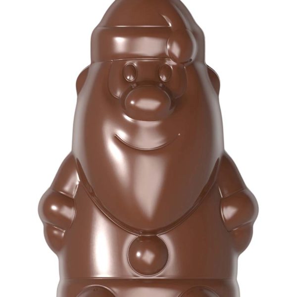 Chocolate World Magnetic Figure Moulds - HM018 - Magnetic Santa Claus 150mm - 100.5x81.5x150mm