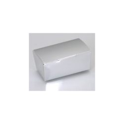 2 Choc Ballotin; Shiny Silver Bag of 50