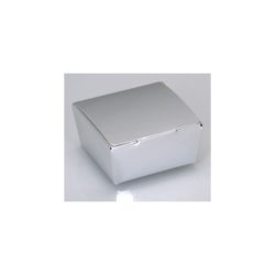 4 Choc Ballotin; Shiny Silver Bag of 50