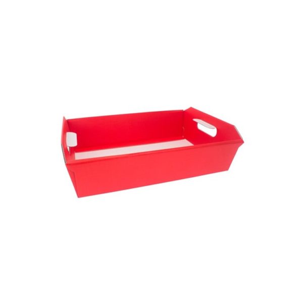Hamper Tray Seta Rosso (red) box of 30