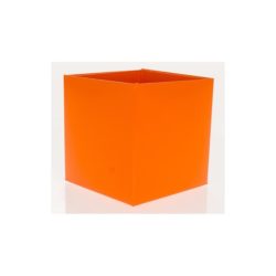 Truffle box; Orange Folding Base Pack of 25