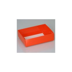 6 Choc red Folding Base Bag of 25