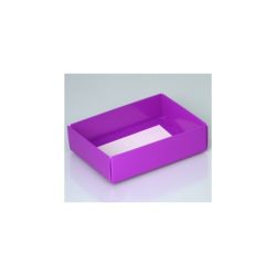 6 Choc Purple Folding Base Bag of 25