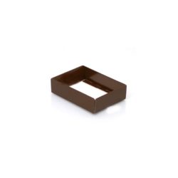 6 Choc brown Folding Base Bag of 25