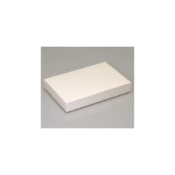 12 Choc White Gloss Folding Lid Bag of 25
