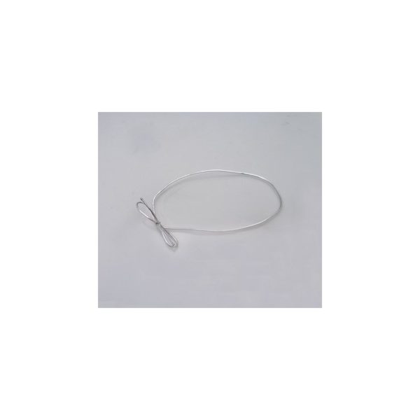 Elasticated Silver Cord Loop with Tied Bow box of 100