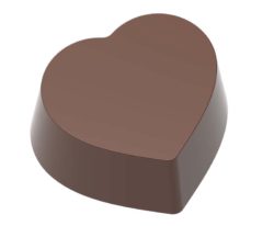 Chocolate World Magnetic Moulds for Transfers - 1000L13 - Magnetic Heart - 11gm - 30x32x15mm