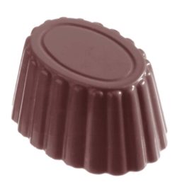 Chocolate World Frame Moulds - CW1003 - Cup Oval - 14gm - 35x26x19mm