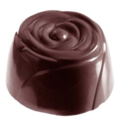 Chocolate World Frame Moulds - CW1033 - Large Rose - 18gm - 34x34x20mm