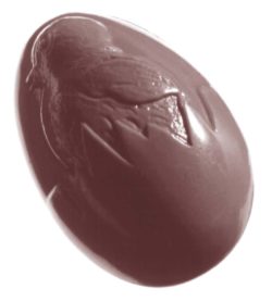 Chocolate World Frame Moulds - CW1052 - Egg Chicken 32mm - 5gm - 32x22x11mm