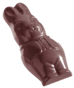Chocolate World Frame Moulds - CW1055 - Smiling Hare - 20gm - 74x31x14mm