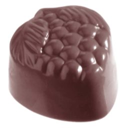 Chocolate World Frame Moulds - CW1063 - Raspberry - 10gm - 30x27x18mm