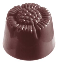 Chocolate World Frame Moulds - CW1066 - Flower - 13gm - 28x28x21mm