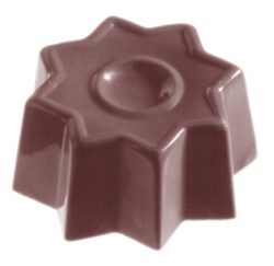 Chocolate World Frame Moulds - CW1068 - Star - 10gm - 31x31x16mm