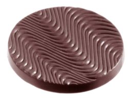 Chocolate World Frame Moulds - CW1076 - Florentine Ø 59mm - 12gm - 59x59x4mm