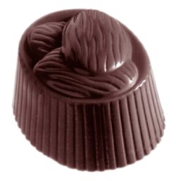 Chocolate World Frame Moulds - CW1105 - Trio Of Almonds - 16gm - 35x30x21mm