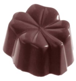 Chocolate World Frame Moulds - CW1113 - Clover - 13gm - 32x30x17mm