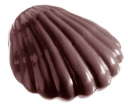 Chocolate World Frame Moulds - CW1120 - Large Shell - 7gm - 38x35x9mm